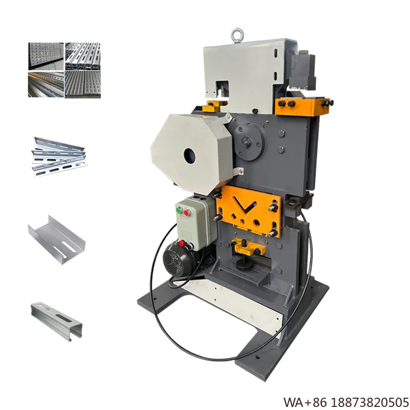 Machine QA32-10A Customizable Integrated Cutting Ironworker   Multifunctional Pneumatic Punching for Metal