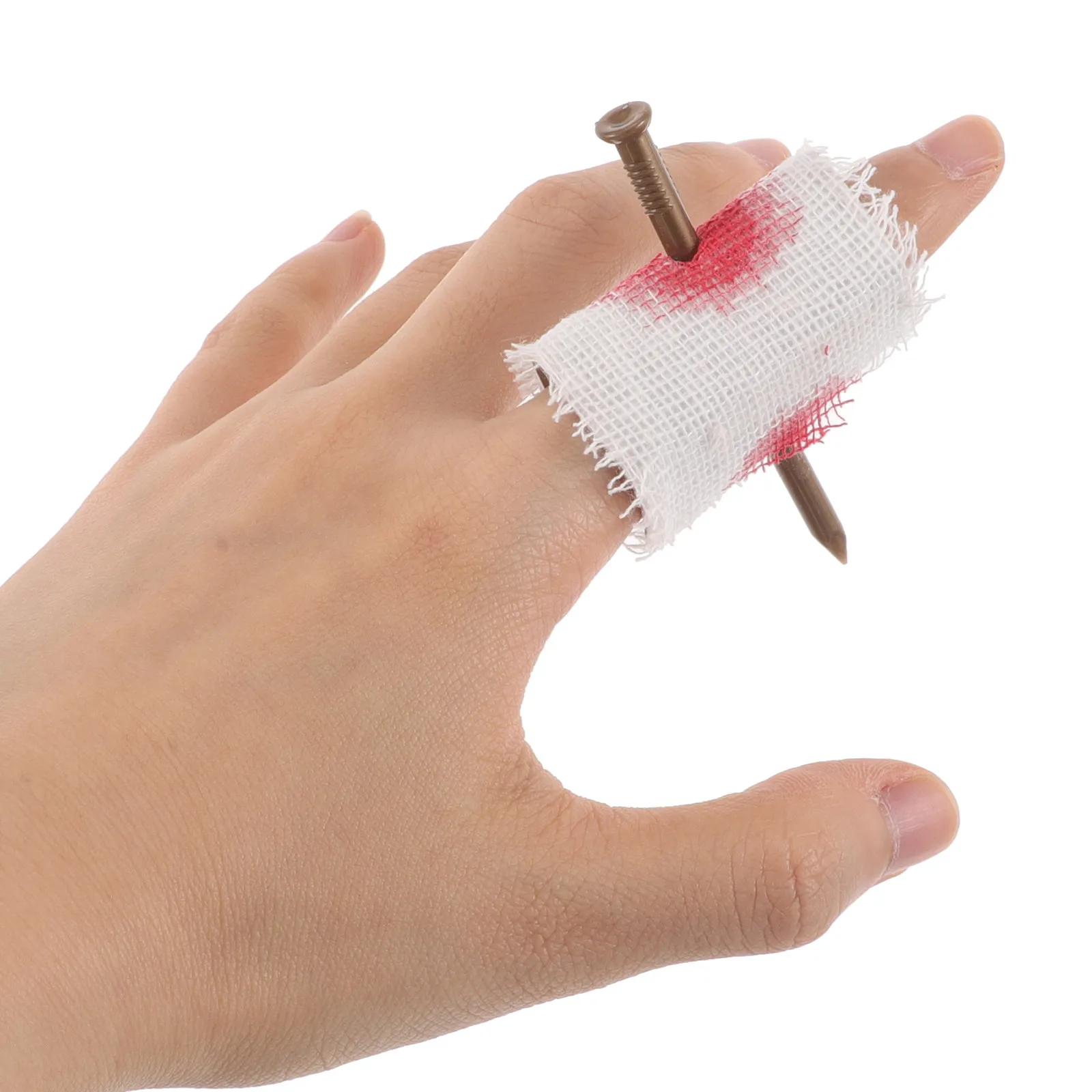 

4Pcs Funny Prank Kit with Water Squirt Rings Bloody Finger Trick Realistic Cubes for Carnival Parties Kids Adults Trick