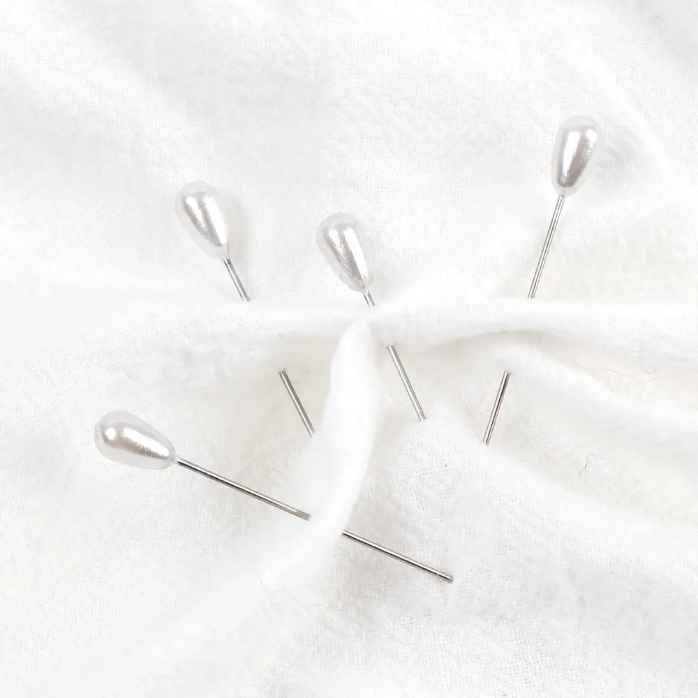 Multicolor Plastic Pearl Head Sewing Pins, 50/100/200Pcs Set