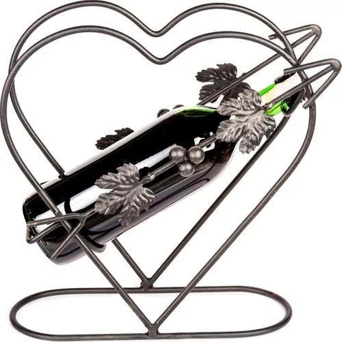 Aegean Art Decor Heart Wine Rack