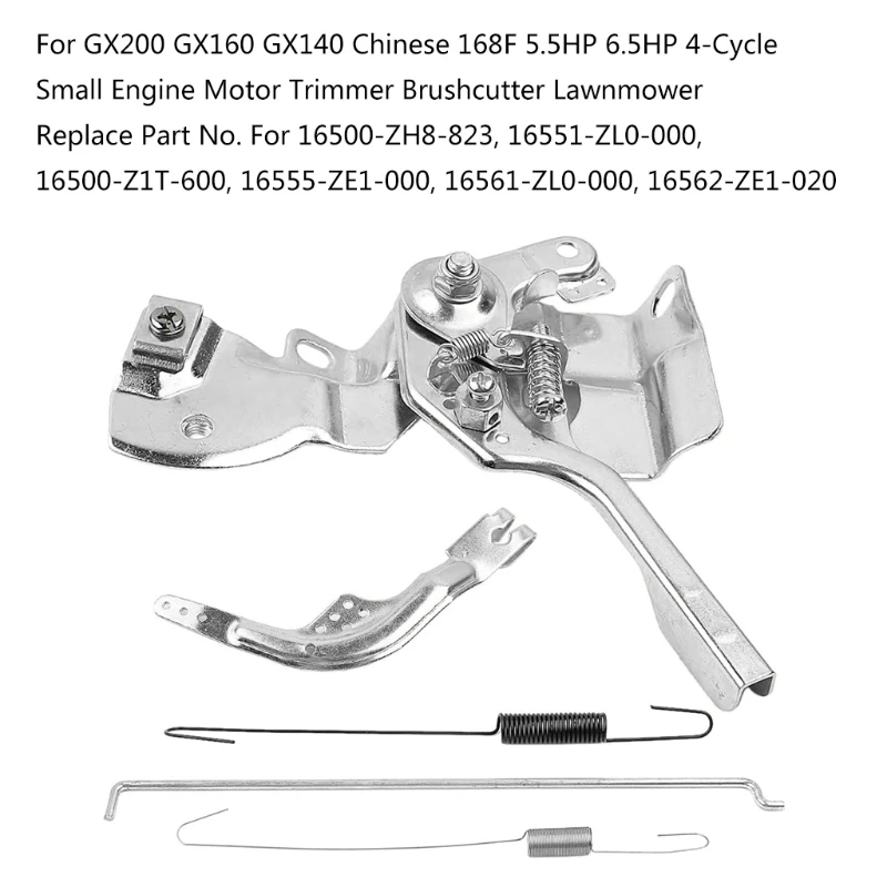 ressort rappel tige liaison bras levier commande d'accélérateur pour GX200 GX160 GX140 168F 5.5HP 6.5HP