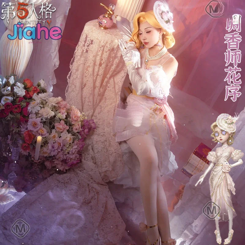 

Game Identity Ⅴ Cosplay Vera Nair Perfumer Costume Halloween party sexy dress accessorie prop wig set men women uniform S-XXL