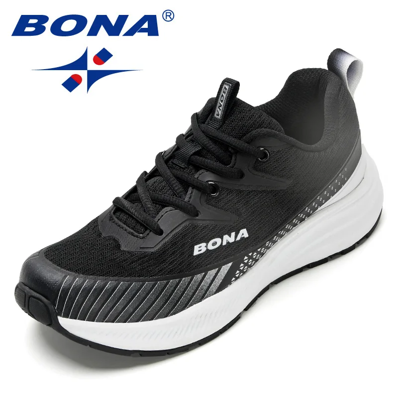 BONA Men's Running Shoes - Shock Absorbing, Anti-Slip & Breathable