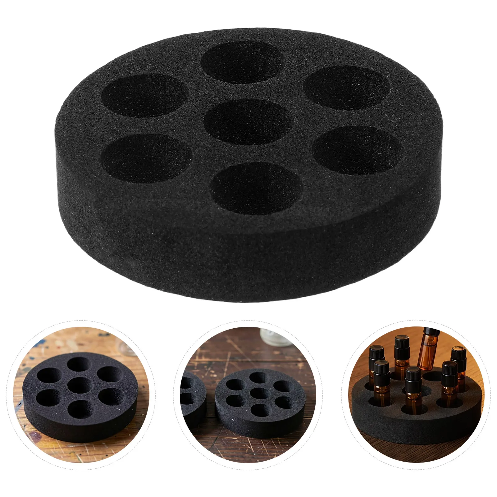 10Pcs Essential Oil Case Foam Insert Eva Organizer Foam Pad for Sample Vials Perfume Bottles Roller Bottles Nail Polish Holder