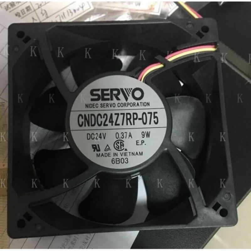 

C FOR Japan Servo CNDC24Z7RP-075 12038 24V 0.37A 12CM 3-pin inverter cooling fan