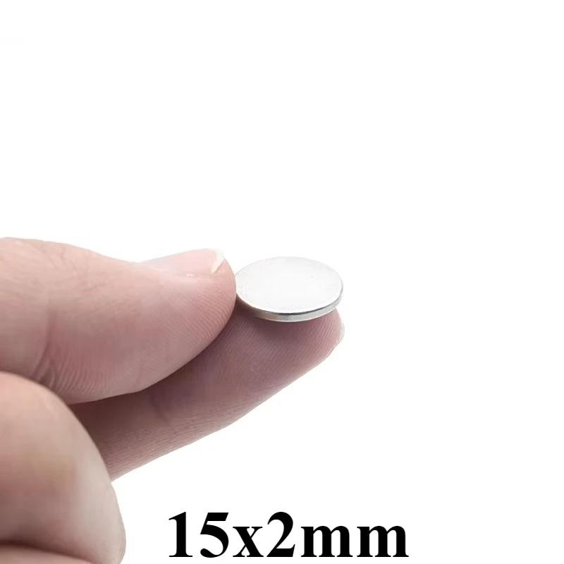 15x2mm Super Strong Magnets 15mmx2mm Permanent Small Round Magnet 15*2mm Thin Neodymium Magnet Magnetic 15*2