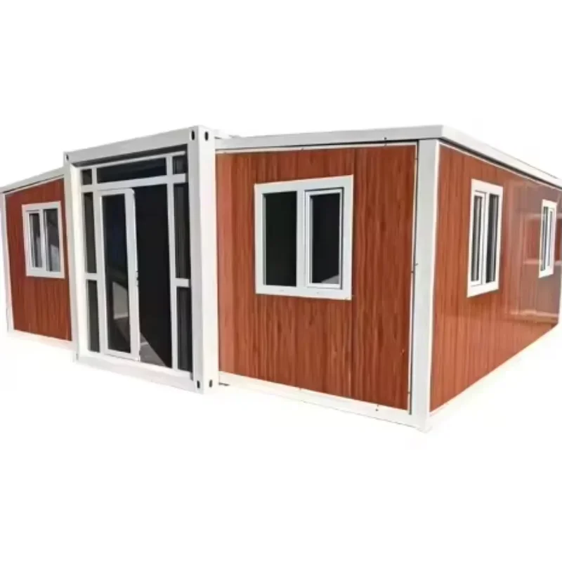 20FT 30ft 40ft Double Wing Expansion Box Houses Expandable Prefabricated Homes for Comfort and Convenience Easy To Install