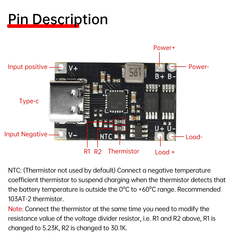 Modul Pengisi Daya Baterai Lithium DC 4.5 - 12V 5V3A Modul Pengisi Daya Catu Daya Step-Down Papan Pengisi Daya Baterai Lithium-Ion