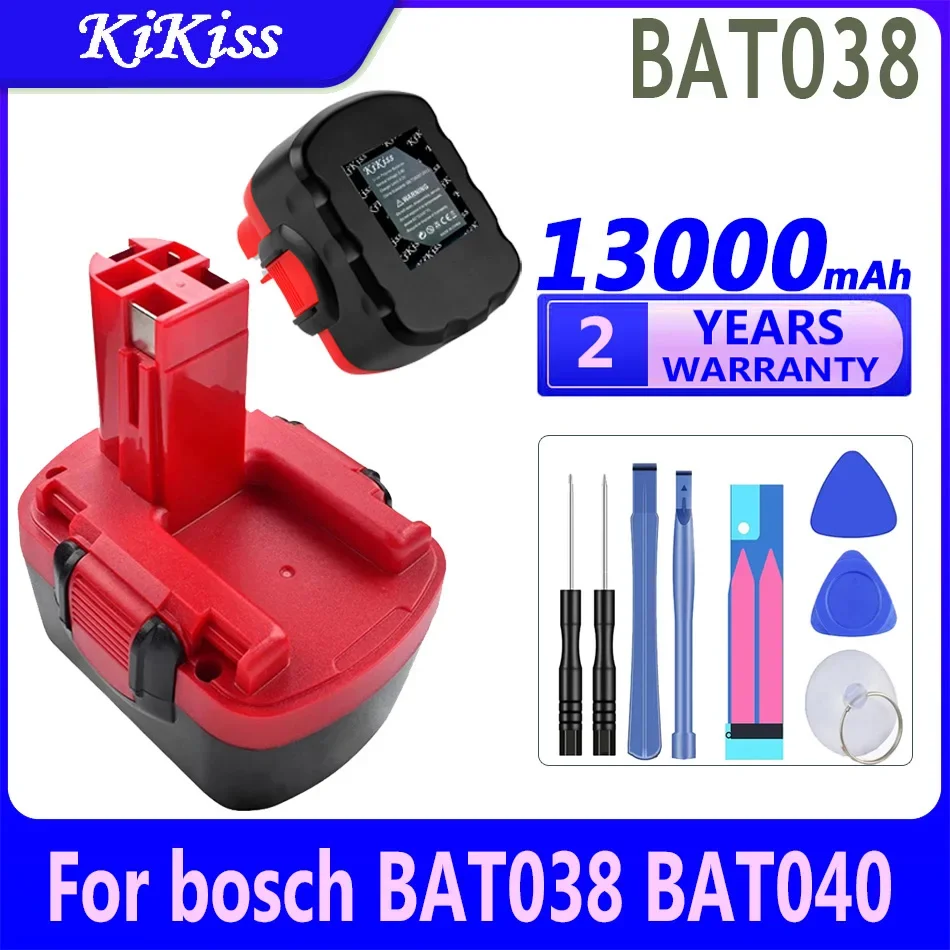 

Мощный аккумулятор KiKiss для Bosch BAT038, BAT140, BAT040, BAT041, BAT159 2607335275, 2607335533, 2607335534, 2607335711, 2607335465