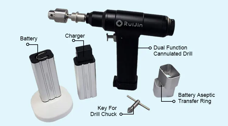 

Ruijin Rechargeable power medical drill