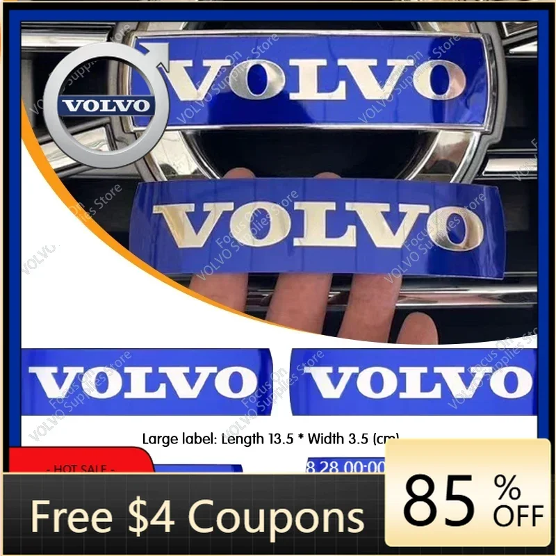 

2026 Hot Cup Holders For VOLVO XC60 S60 XC70 XC90 S40 V40 V60 Front Grill Emblem badge Rear Trunk Badge Sticker Steering wheel s