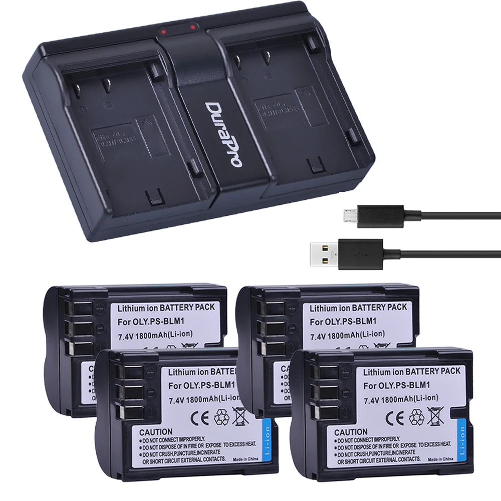 

PS BLM1 Bateria PS-BLM1 BLM-1 Li-ion Battery + Charger for Olympus EVOLT E-300 E-330 E-500 E-510 C-5060 C-7070 C-8080 E-1