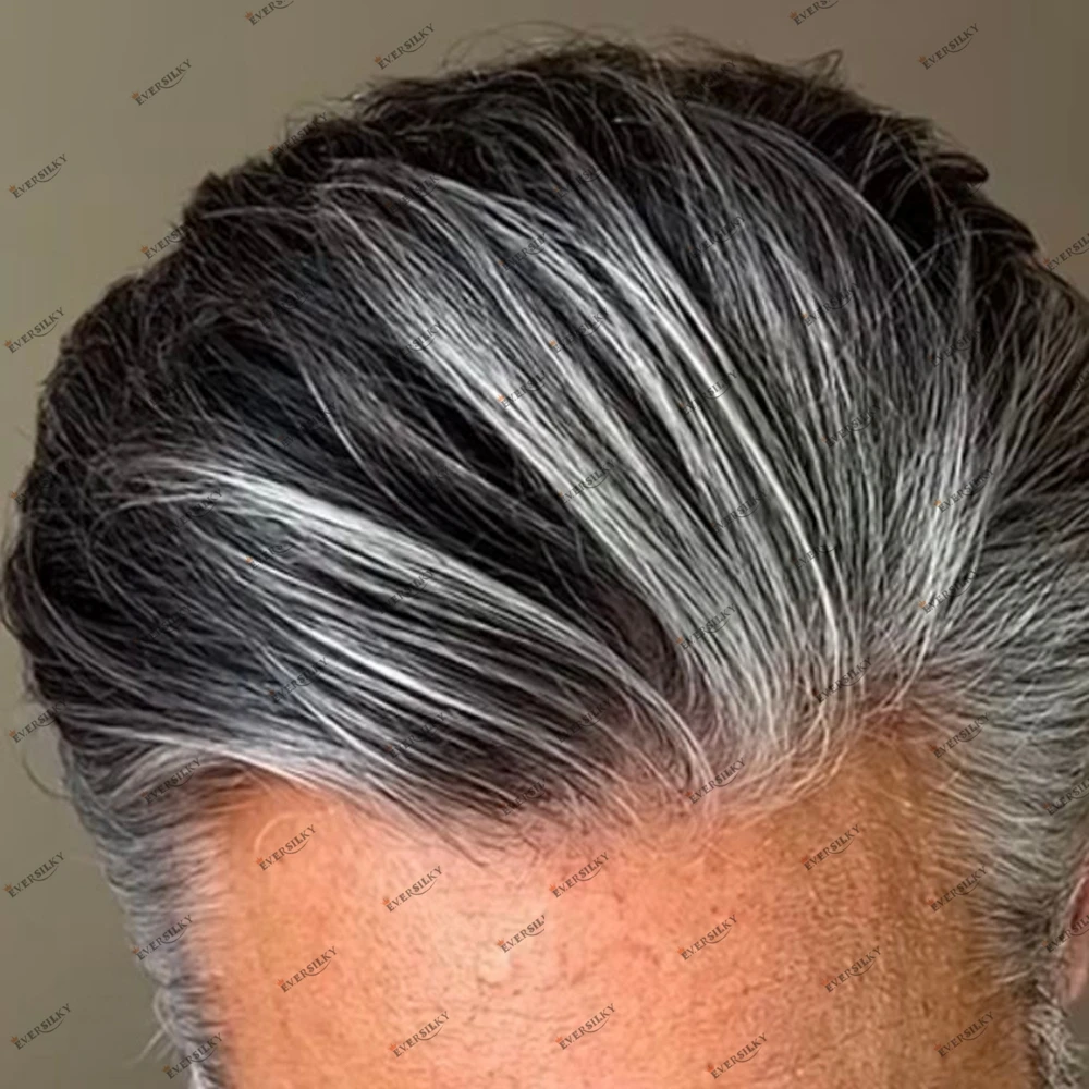 

Парик для мужчин, полностью инъекционная система волос из поликожи, замена прочного полиуретана, мужской парик из искусственной кожи, парики для мужчин