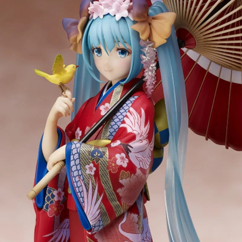 

Hatsune Miku Xiongyin Decor Kimono Bathrobe Anime Figure Chuyin Handmade Beautiful Girl Desktop Model Collectible Toys & Hobbies