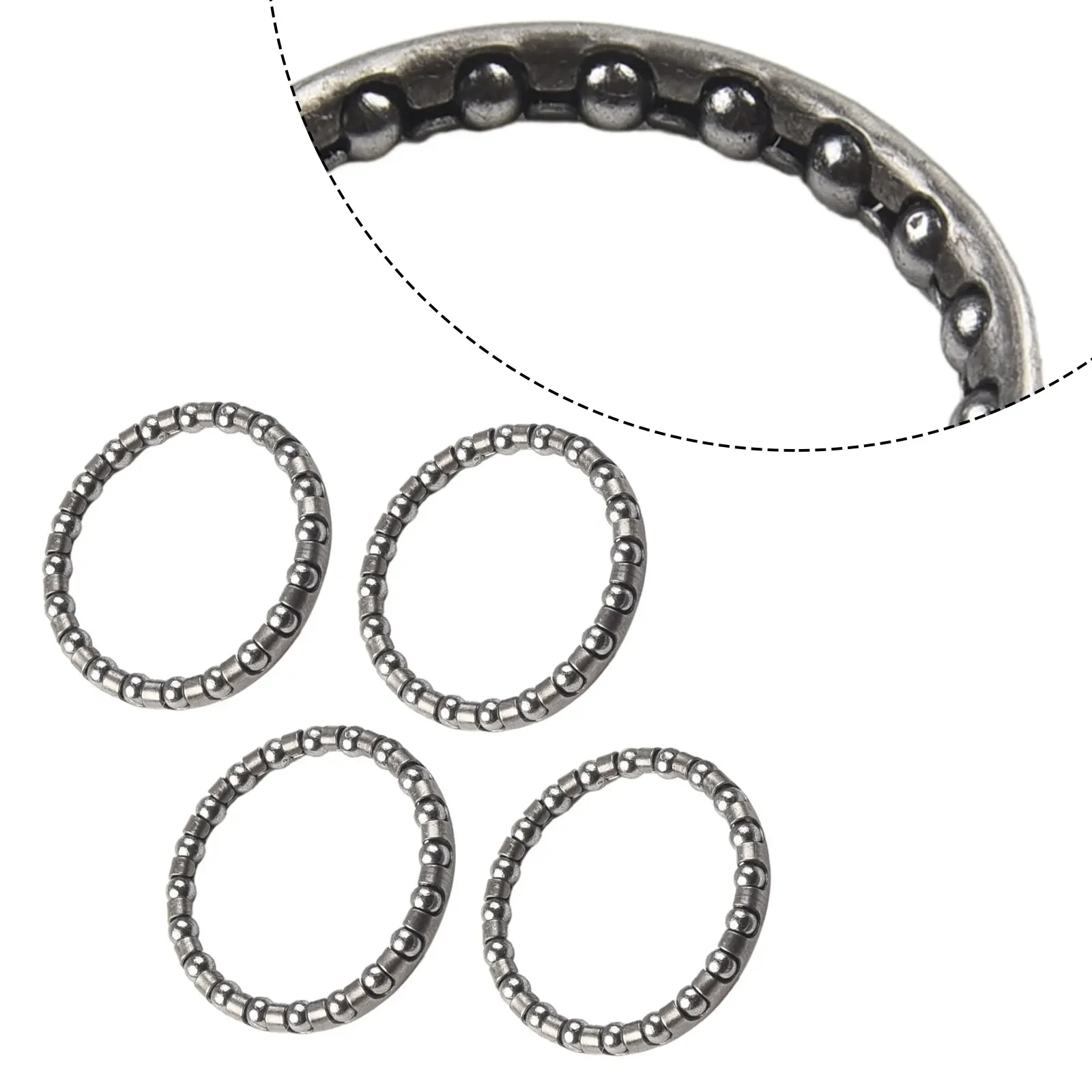 4Pcs 40mm Bicycle Headset Balls Steel Caged Ball Bearing  Race Cycling  Bearing Set Frame Front Fork Bead MTB Bike Headset Parts
