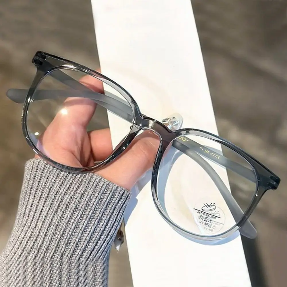 Anti-Blue Light Glasses Women Men Oversized Square Frame Eye Protection Ultralight Eyewear Radiation Protection Computer Goggles