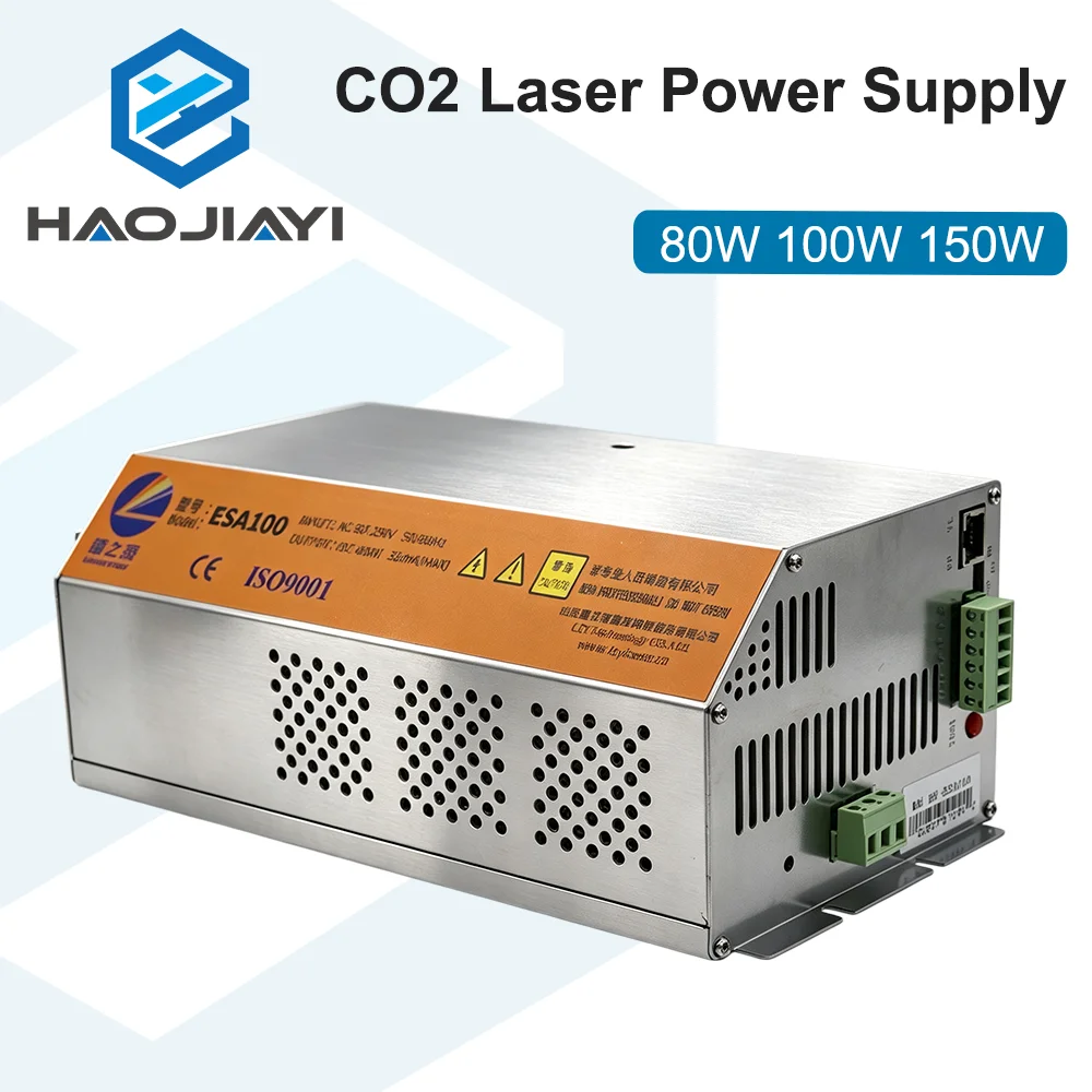 HY-ESA80 ESA100 ESA150 CO2 Laser Power Supply 80W 100W 150W for Laser Engraving Cutting Machine