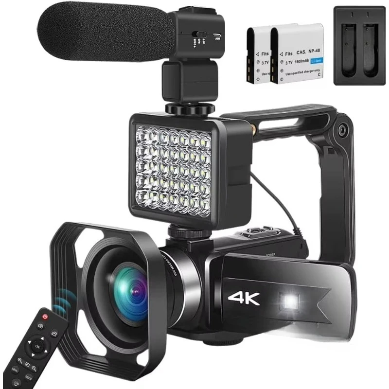 Professional Digital 16x Optical 8K L Zoom Lens Axis Optical Image Stabilization Compact Handheld Camera