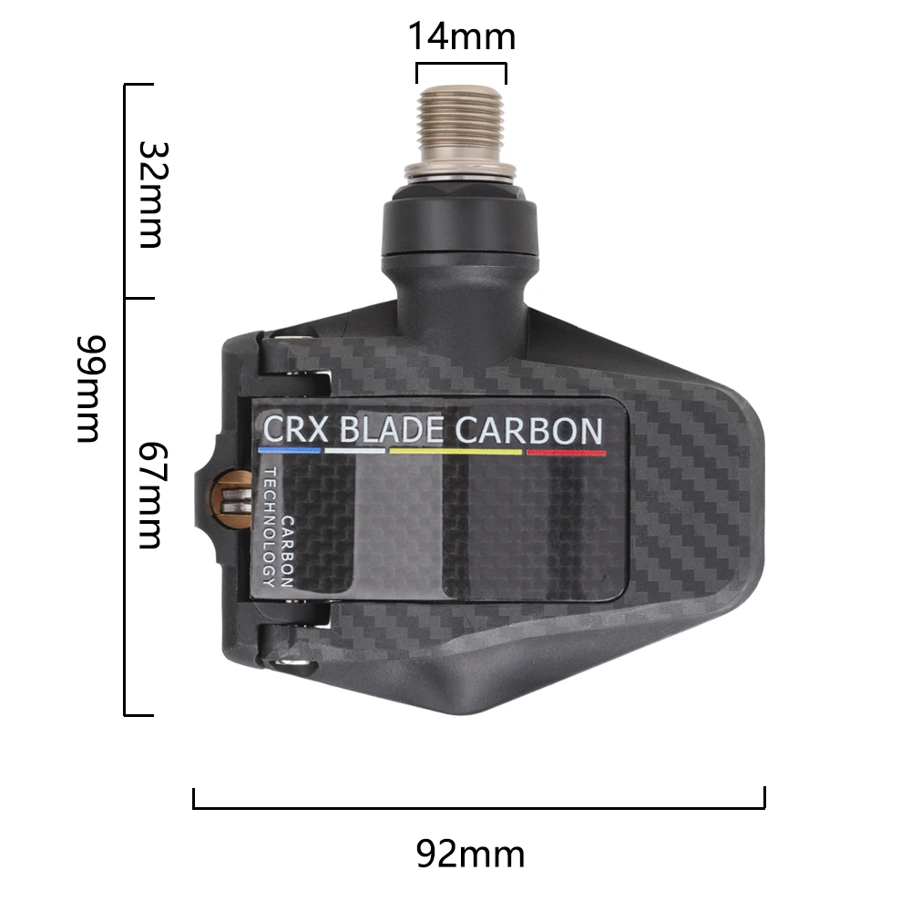 RACEWORK CARBON Rennrad Clip-in Pedale Superleichte Carbonfaser-Rennrad-Selbstverriegelnde Pedale mit Verriegelungsplatte – Detail 2
