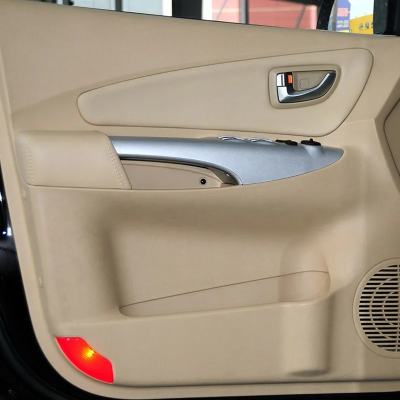 for 2006-2013 Hyundai Tucson car door panel armrest modification set with soft leather decorative skin