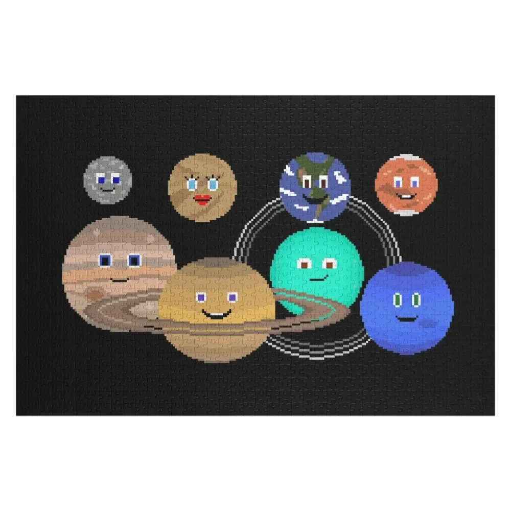 

Planets - The Kids' Picture Show Jigsaw Puzzle Customizable Gift Personalized Gifts Custom Wood Puzzle