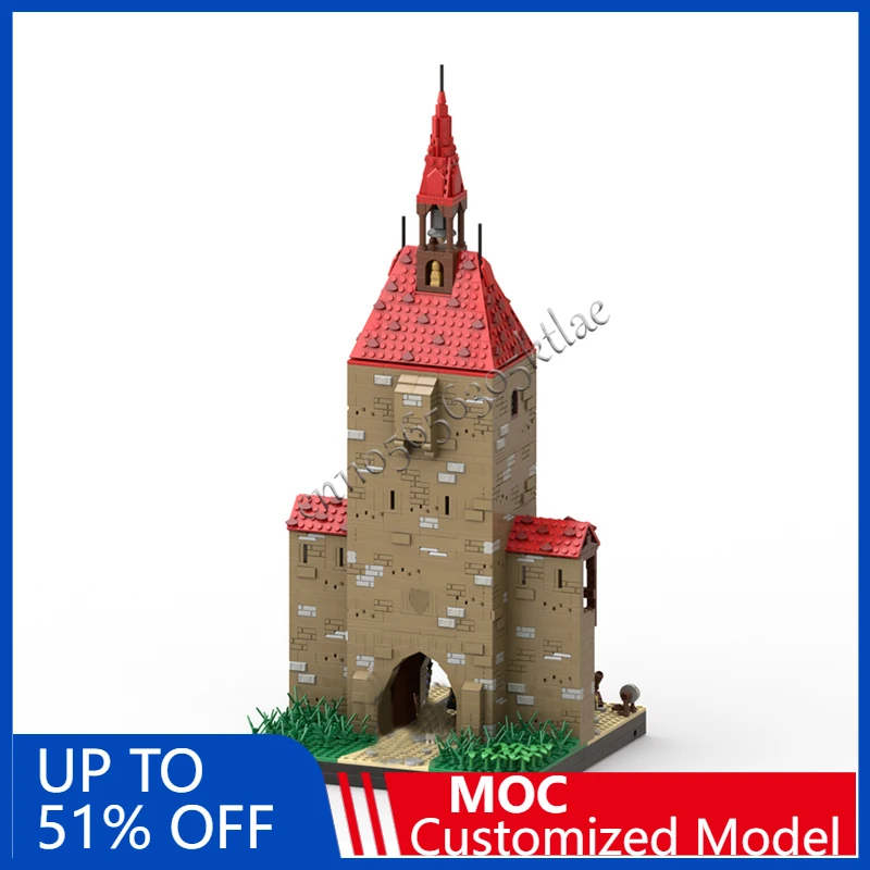 2346 pièces maison rue horloge porte MOC personnaliser bloc de construction modulaire brique technologie modèle éducatif bricolage assemblage jouet cadeau