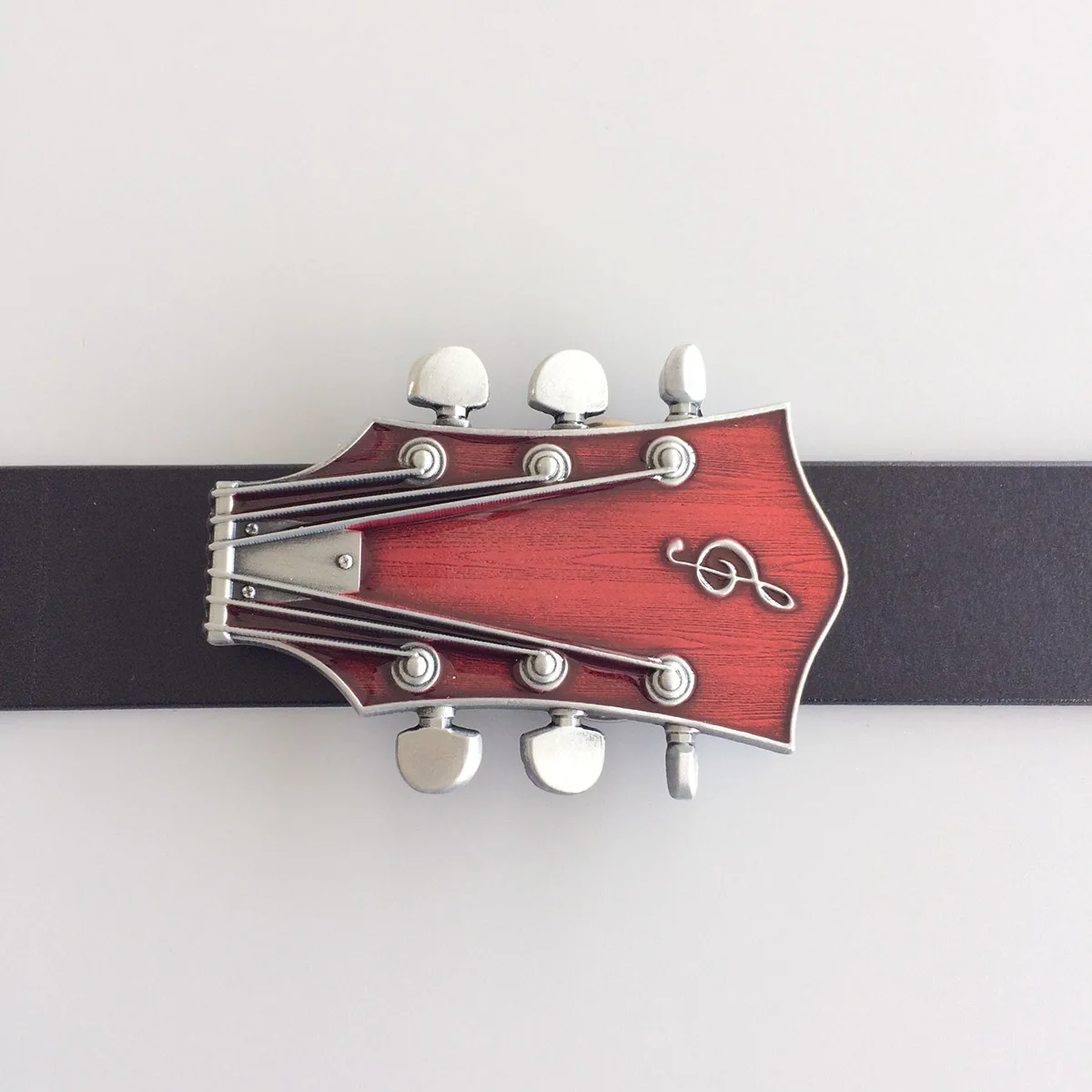 Gaya Antik Merah Enamel Sabuk Musik Gitar Gesper Gurtelschnalle Boucle De Ceinture Juga Tersedia Di AS Gratis Pengiriman