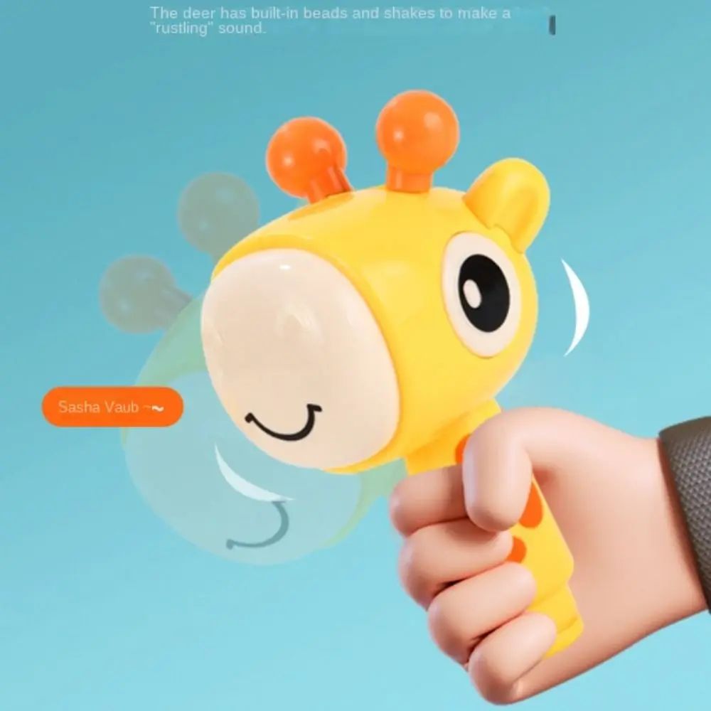 โทรศัพท์ของเล่นรูปกวางมีล้อ มีเสียงเพลง มีไฟ ของเล่นโทรศัพท์จำลองแบบมอนเตสซอรี่ โทรศัพท์บ้านจำลองอเนกประสงค์