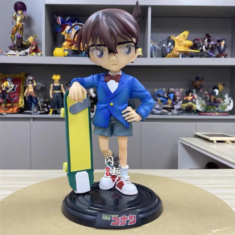 32cm detektyw Conan figurka Anime Conan Edogawa /kudou Shinichi Pvc kolekcja figurek lalka Model zabawki fajne prezenty