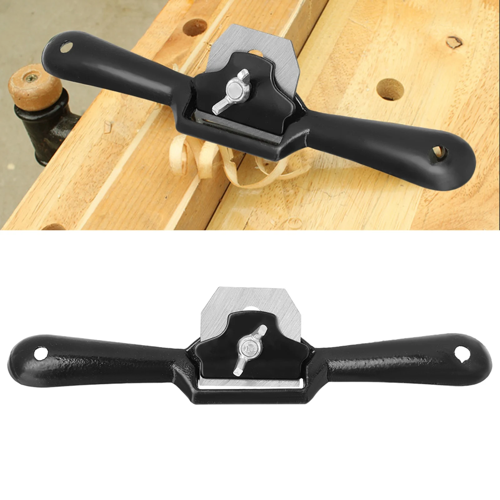 9 Inch Adjustment Woodworking Cutting Edge Plane Spokeshave Hand Trimming Tool