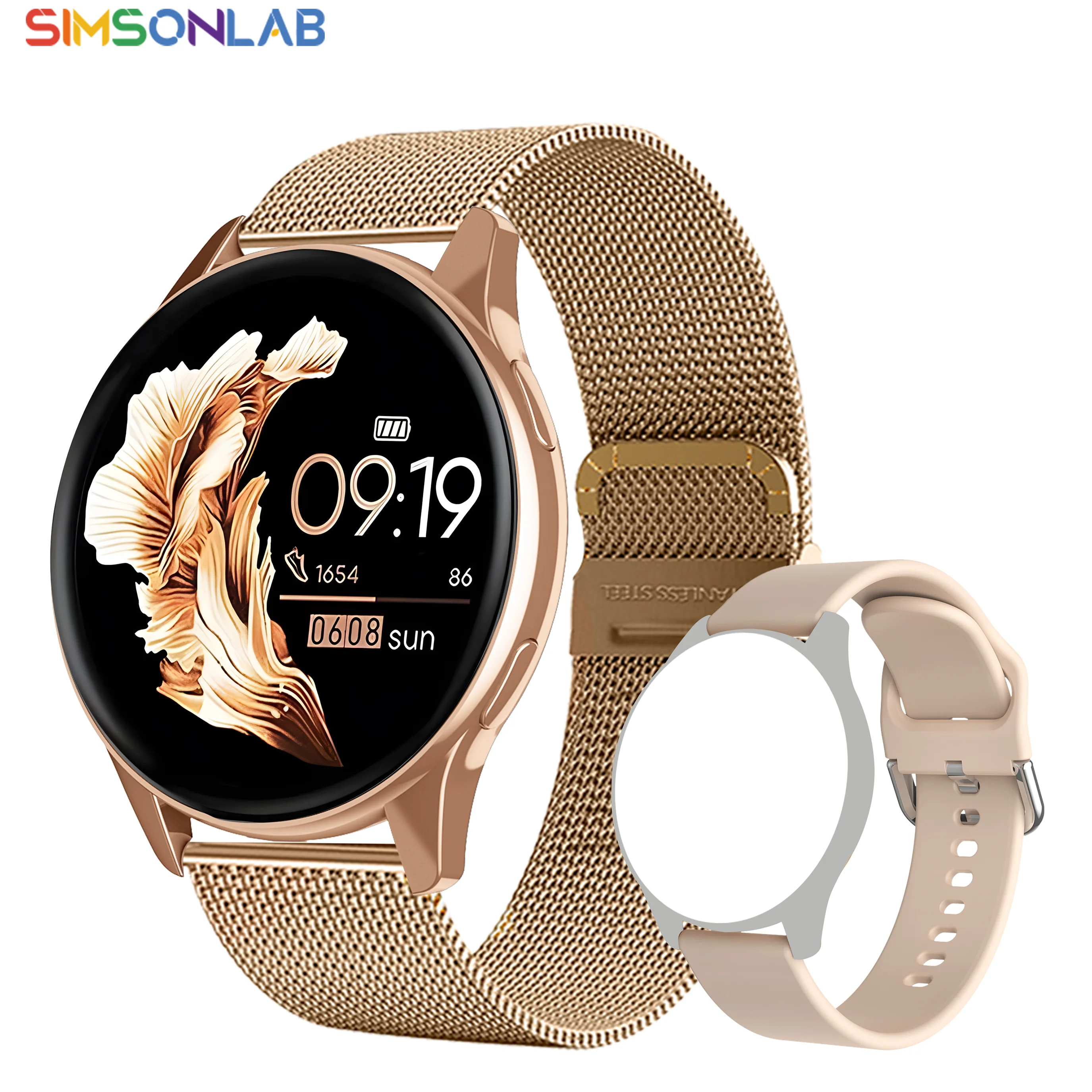 

New Global Smartwatch for Android/IOS Phone Wireless Call Answer Heart Rate Blood Pressure Monitoring Message Push for Men Women