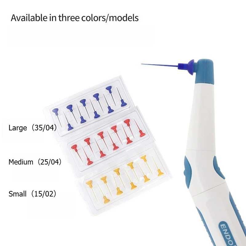 3×20Pcs/Box Dental Sonic Irrigator Tip Endo Activator Tip Wireless Ultrasonic Cleaning Tip Dentistry  Root Canal Endodontic Tool