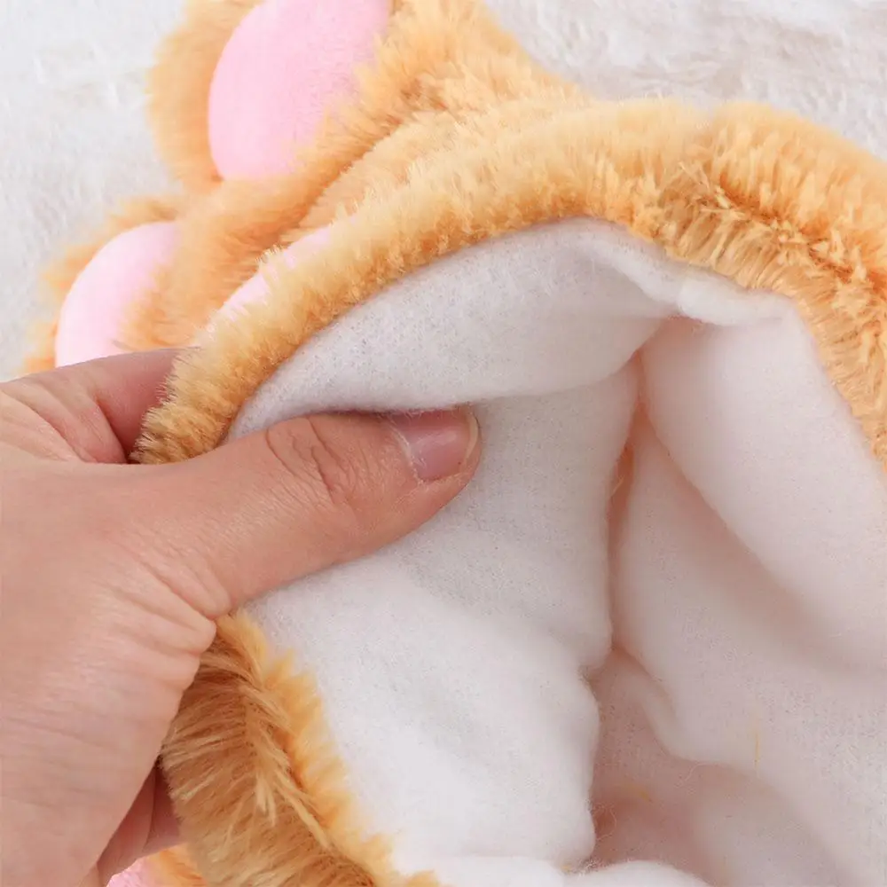 新しいふわふわ女性のためのクマの爪アニメコスプレ手袋ぬいぐるみ足ミトン猫の爪手袋