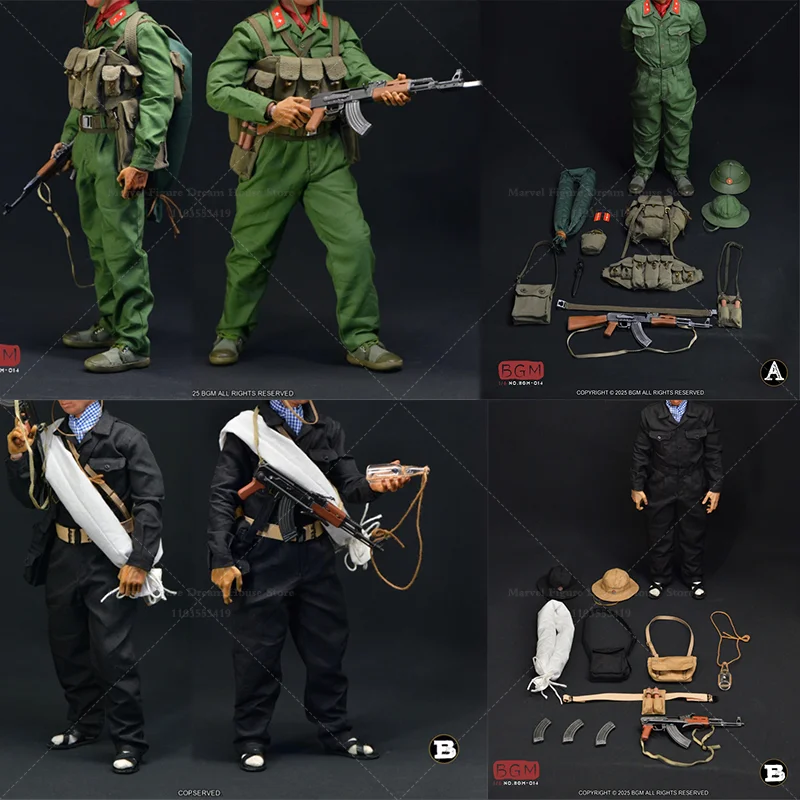 BGM 1/6 مقياس الحملة التعاونية المدنية العسكرية الذكور الملابس القتالية ل 12 بوصة عمل الشكل الجندي BGM-014A BGM-014B #1
