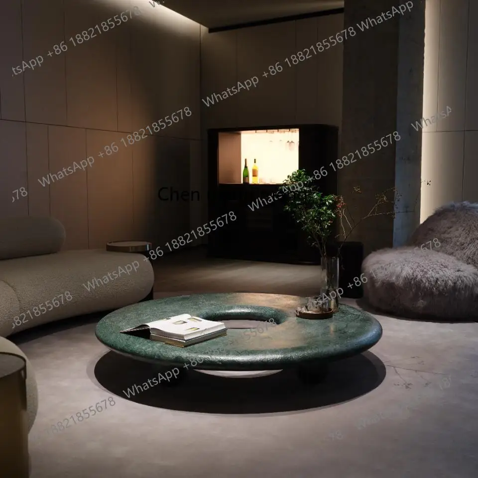 

Роскошный журнальный столик Heshi bi из натурального мрамора, клуб в гостиной с пряжкой Ping An, стол Tianxin