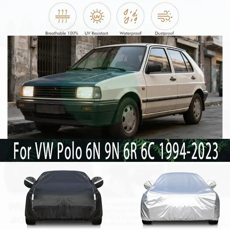 

For VW Polo 6N 9N 6R 6C Outdoor Protection Waterproof Dustproof Full Sunshade Exterior Car Accessories Car Covers
