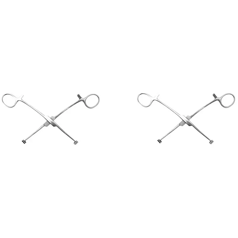 CYCLI-2X Septum Forcep Stainless Steel Needle Clamp, Body Piercing Tool Professional Puncture Tool For Eyebrow Pierced