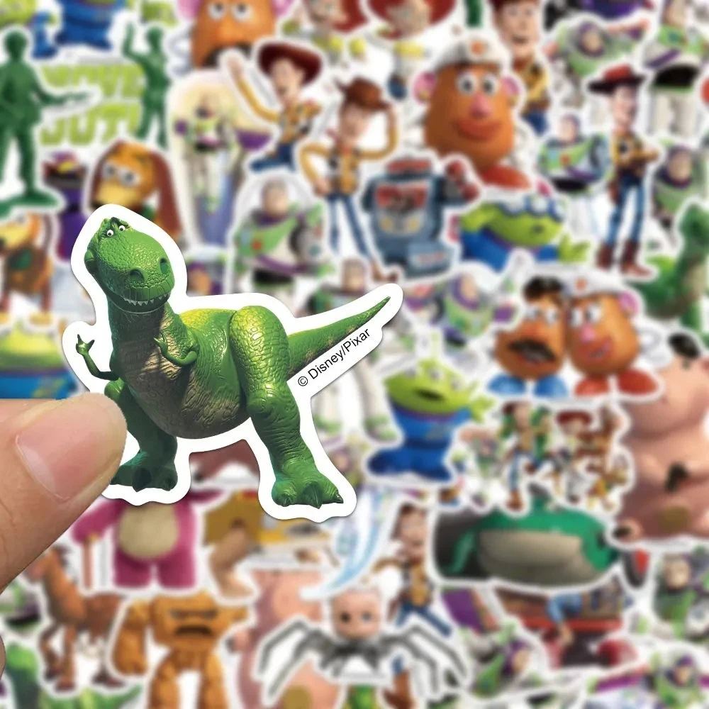 10/30/50PCS Disney Toy Story Buzz Lightyear Woody Stickers Cartoon Leuke Graffiti Decals DIY Laptop bagage Dagboek Kinderspeelgoed