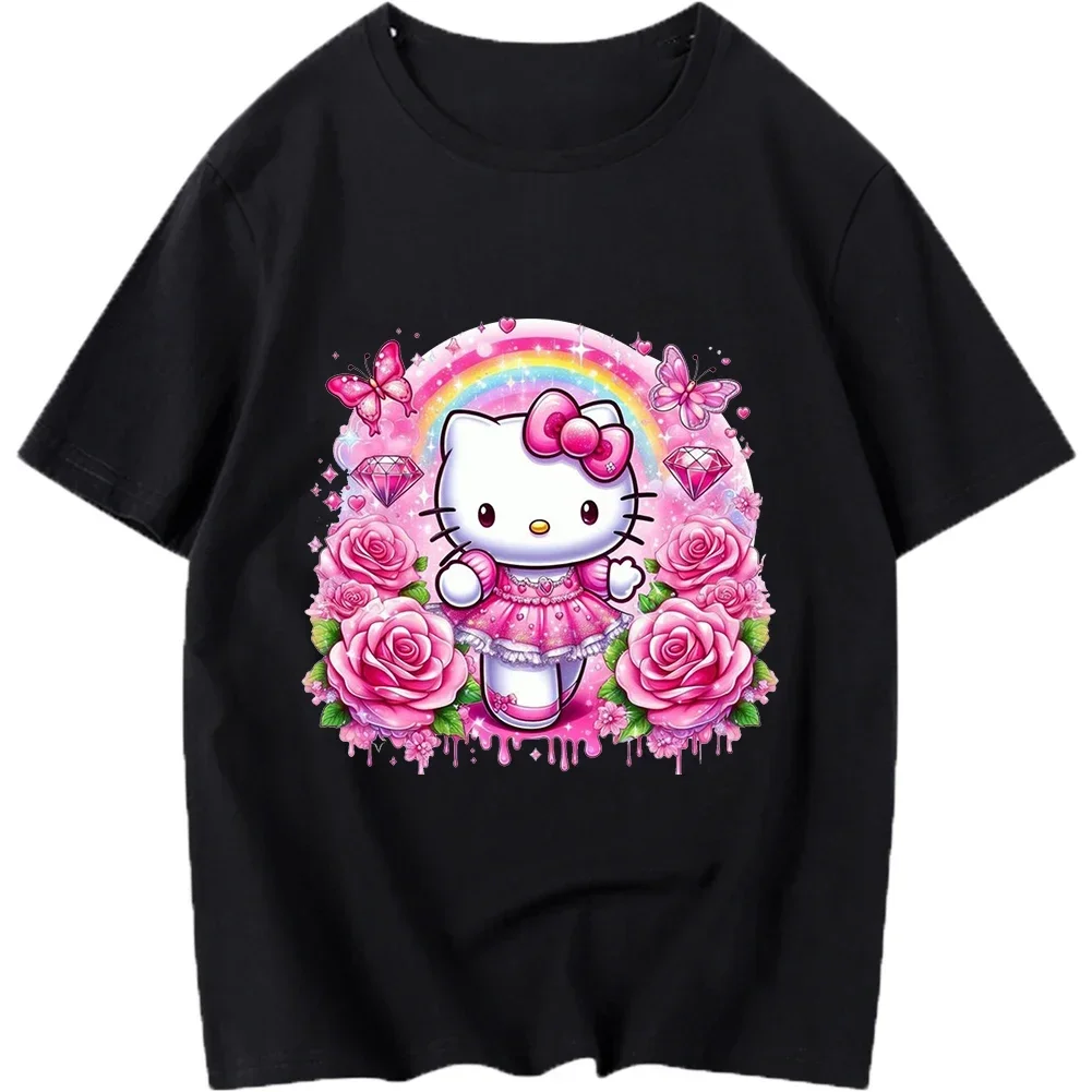 Hello Kitty Sanrio Heat Adhesive Iron On Transfer Fusible Sticker Thermoadhesive Patches Thermal  For Clothes Diy