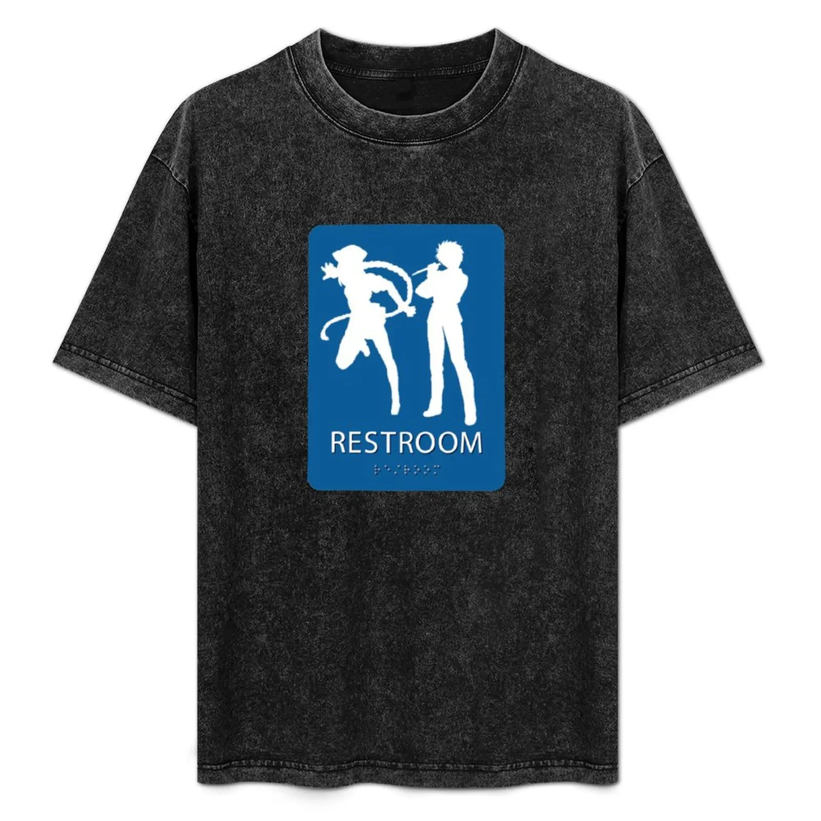 

Melty Blood toilet tournament T-Shirt All Match Print Short Sleeve Top