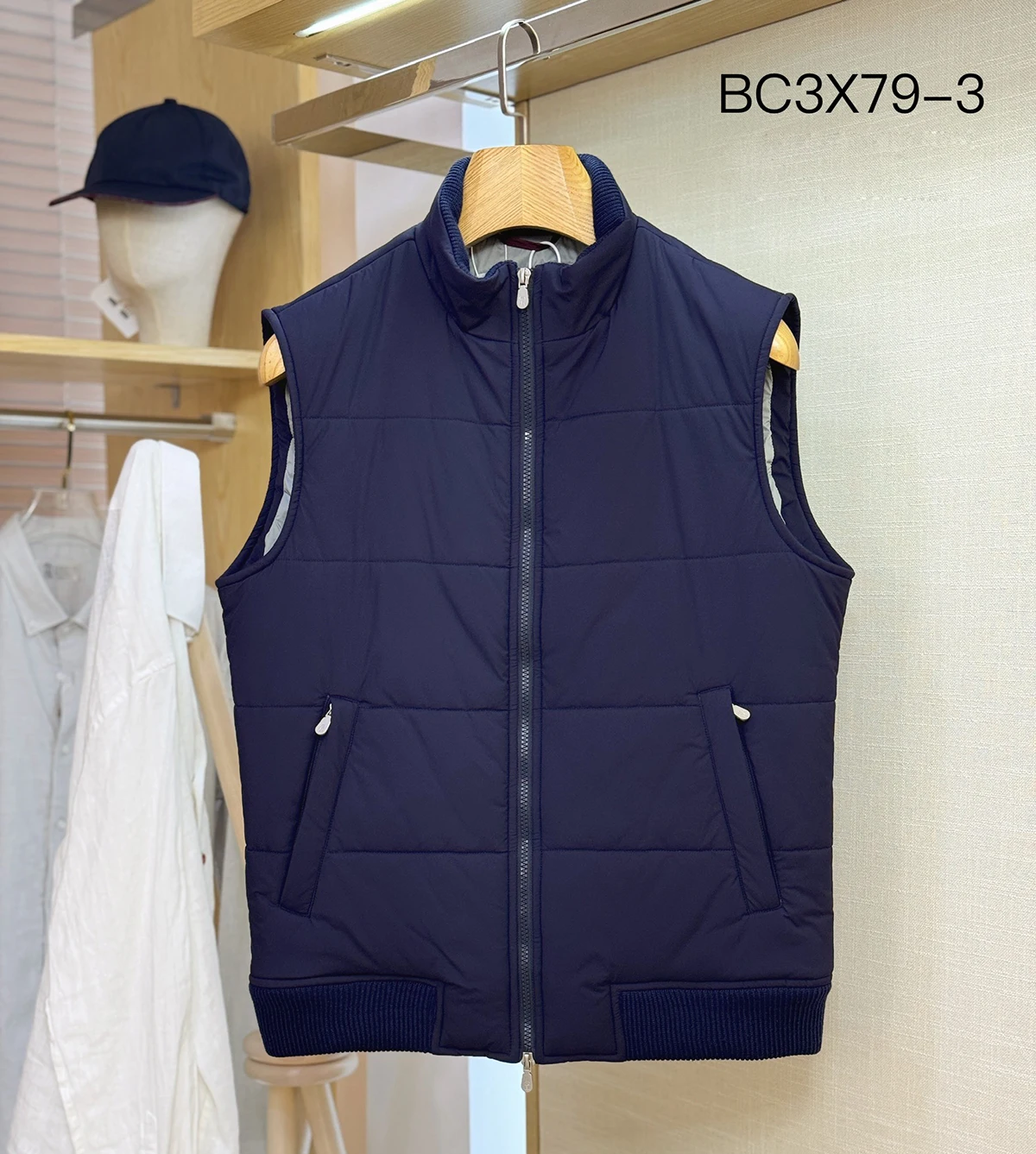 BILLIONAIRE BLKA CPTG Vest Cotton men 2025 Autumn Winter Thick New keep warm light zipper big size M-4XL high quality Coat