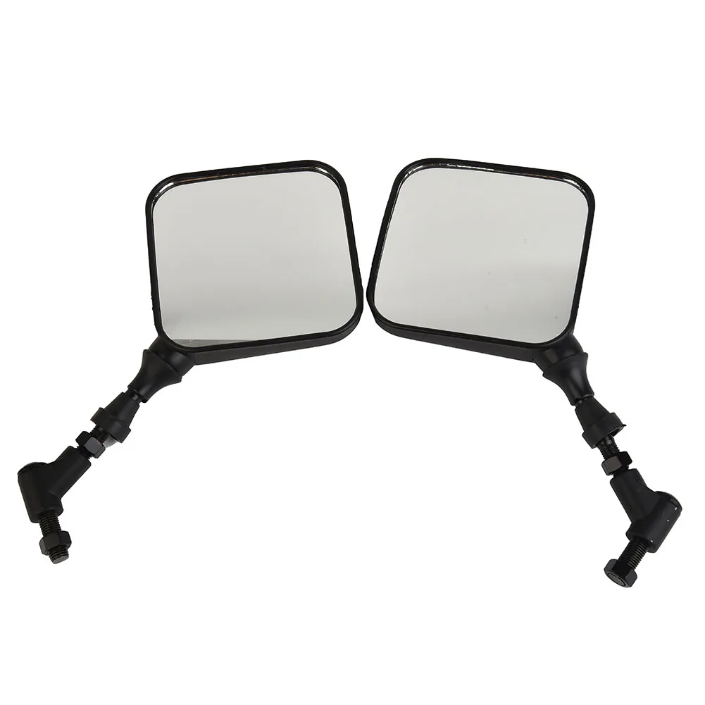 2Pcs/Set Portable Motorcycle Rear View Mirrors Durable Black Backup Side For Suzuki DR 200 250 DR350 DRZ 400 650 DR650