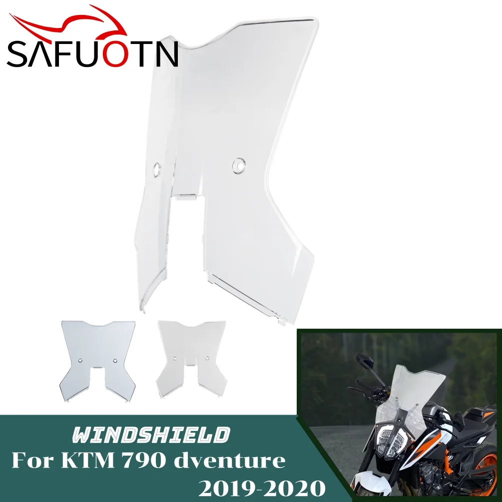 790 Adv Sport Touring Windshield Windscreen For KTM 790 Adventure 2019 2020 Motorcycle Front Wind Deflector Shield Screen