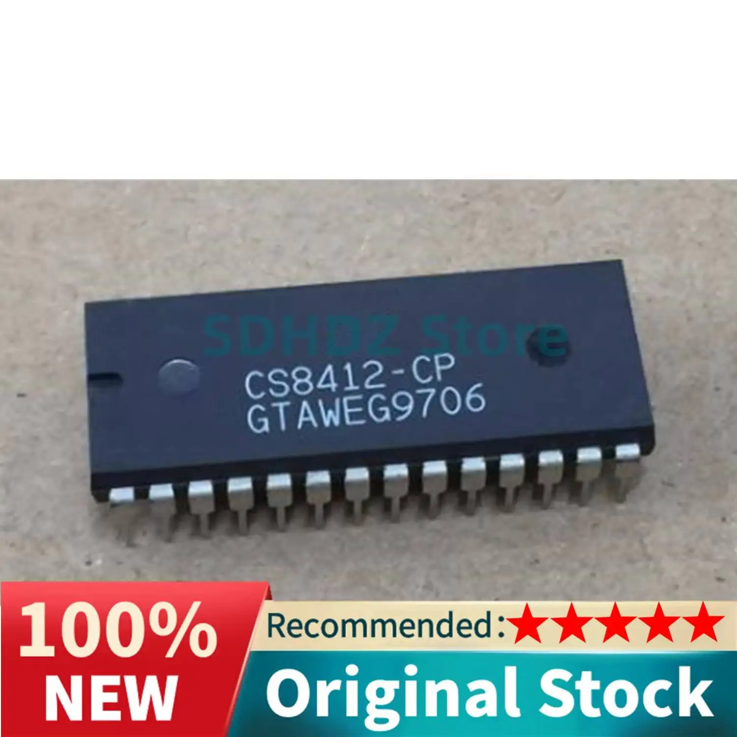 1-100 PCS/LOT CS8412-CP CS8412 CS8412 CP DIP-28 100% new original in stock