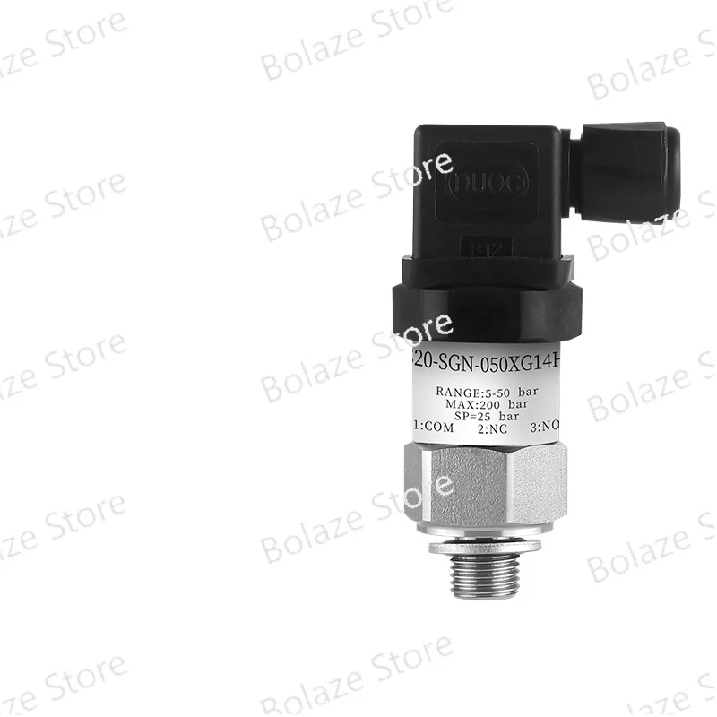 Adjustable Mechanical Pressure Switch Adjustable Controller Water Pump Pneumatic Oil Hydraulic Stainless Steel Piston Diaphragm