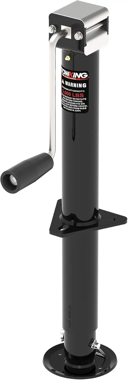 

5000 lbs 15' Lift Side Wind A Frame Trailer Jack with Adjustable Drop Leg