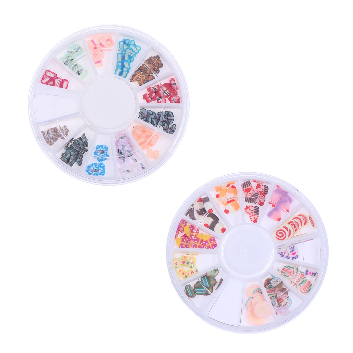 2 Boxes Nail Stickers Decoration Supplies and Decorations Manicure Design DIY Slice Cell Phone Applique