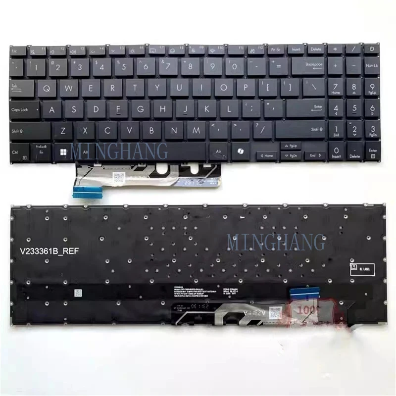 

M New For ASUS Vivobook S15 Pro15 S5506M M5506U S5507Q US Keyboard Backlit Black