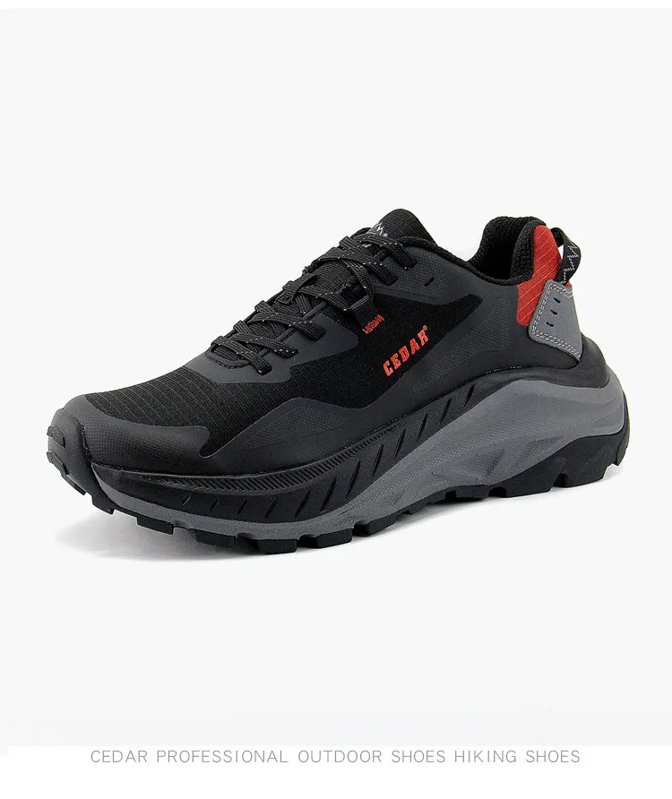 RAN Wanderschuhe Herren Trekking-Sneaker Rutschfeste Freizeitschuhe Knöchelhohe Damen Outdoor-Sportschuhe Dämpfung Leichtgewicht Taktische Stiefel – Detail 21