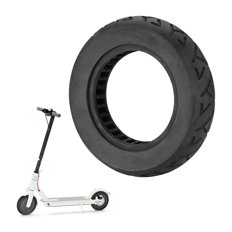 1 PCS 10 Inch Tire 10X2.50 10X2.50 Electric Scooter Solid Tires Front Rear Tire Replacement Parts Electric Scooter Accessories